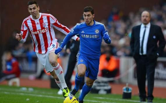 EPL; Eden Hazard; Stoke City Vs Chelsea