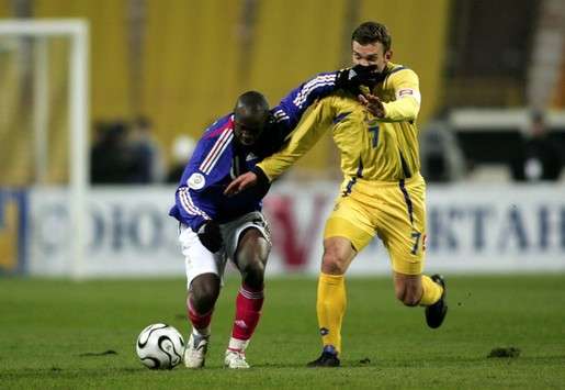 Lassana Diarra (France) vs Andriy Shevchenko (Ukraine)