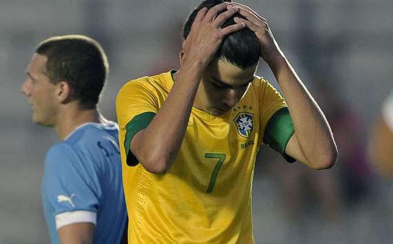 La decepcion de Mattheus en Brasil vs Uruguay