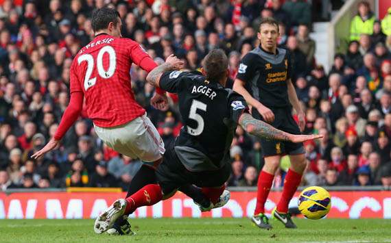 EPL; Robin van Persie; Manchester United Vs Liverpool
