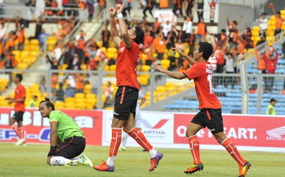 Persija Jakarta - Selebrasi (GOAL.com/Antara)