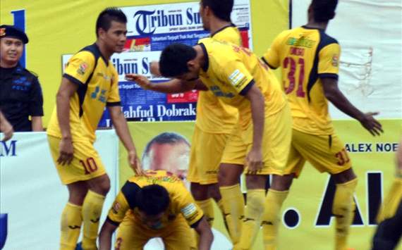 Sriwijaya FC - Selebrasi (GOAL.com/Antara)