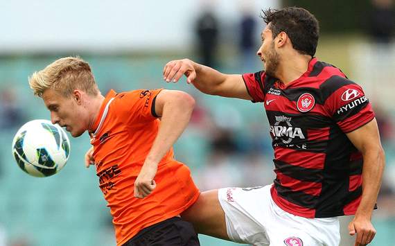Ben Halloran - Brisbane Roar - Adam D'Apuzzo - Western Sydney Wanderers
