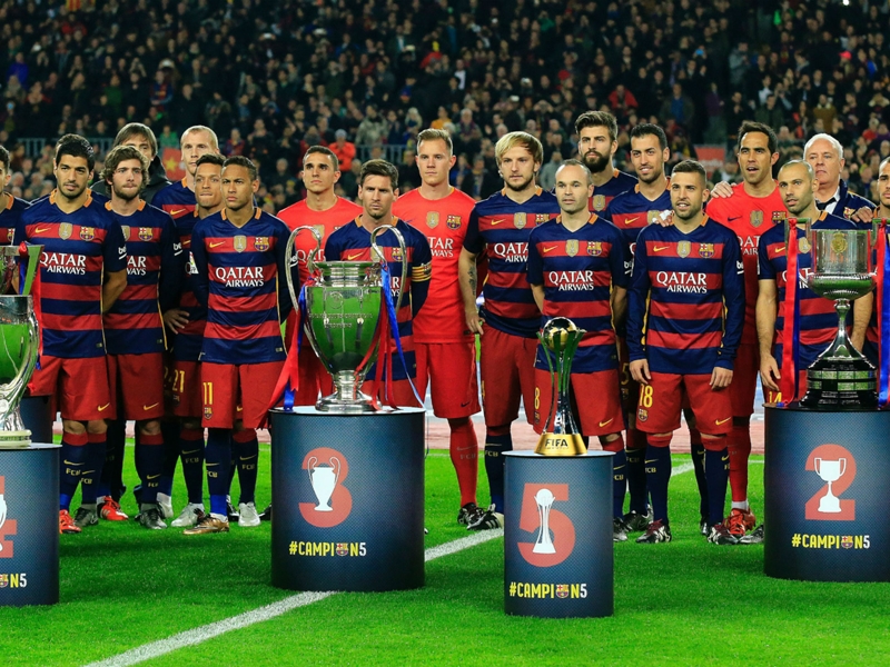Luis Enrique gives Barcelona a 'nine' for 2015