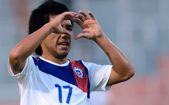 Sub 20: El festejo de Diego Rojas en Chile vs Paraguay