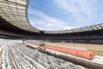 Preparador físico de Colombia visitó el estadio de Belo Horizonte