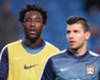 Manchester City duo Wilfried Bony and Sergio Aguero