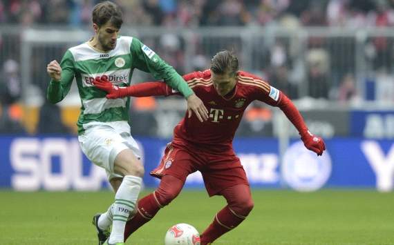 Germany, Bundesliga, FC Bayern Munich vs. Greuther Fuerth, Bastian Schweinsteiger