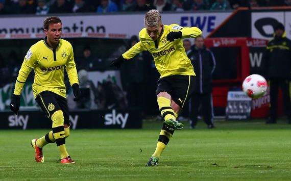 Mario Götze und Marco Reus, Dortmund gegen Bremen