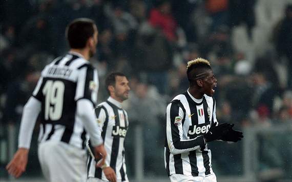 Bonucci, Vucinic, Pogba - Juventus-Udinese - Serie A