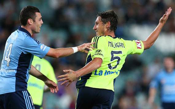 Mitchell Mallia - Sydney FC - Mark Milligan - Melbourne Victory