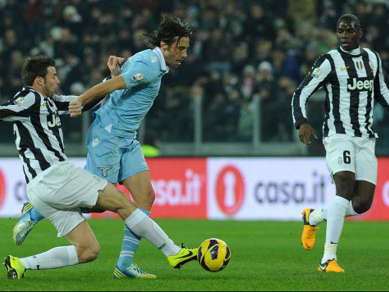 Andrea Barzagli, Stefano Mauri, Paul Pogba - Juventus-Lazio