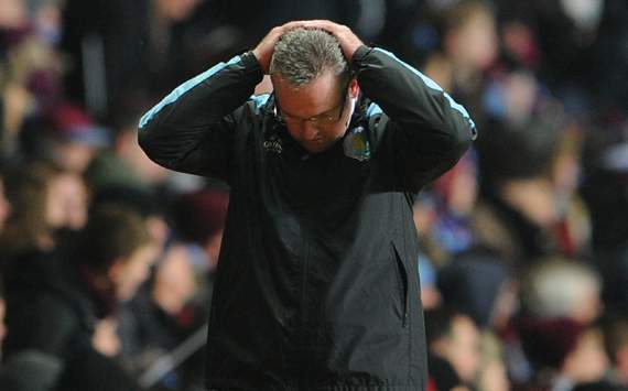 Capital One Cup, Aston Villa v Bradford City, Aston Villa Manager Paul Lambert