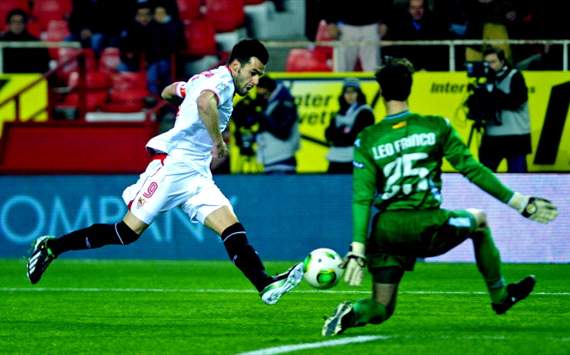 Álvaro Negredo - Sevilla vs Zaragoza - Copa del Rey