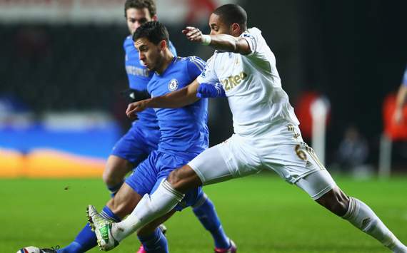 Ashley Williams & Eden Hazard