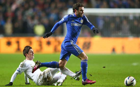 Capital One Cup, Swansea City v Chelsea, Juan Mata, Pablo Hernandez