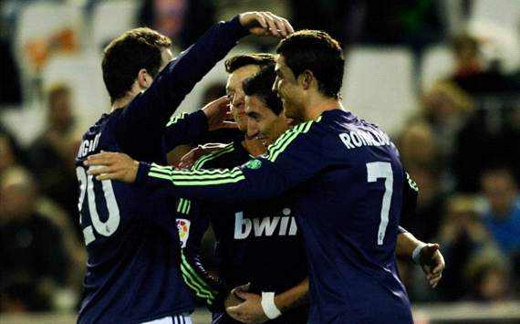 Real Madrid celebrating