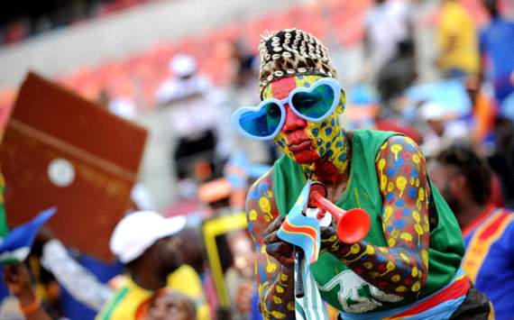 DR Congo fan during the Ghana Afcon 2013 game