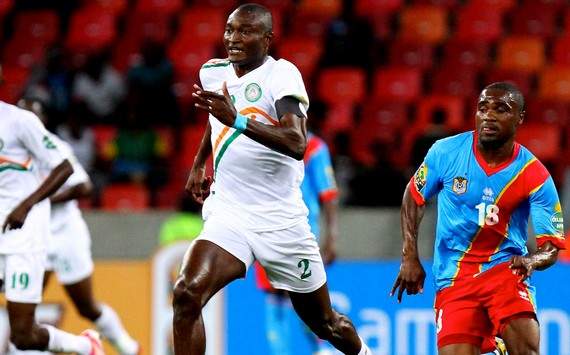 Afcon 2013 : Moussa Maazou vs Cedric Makiadi (Niger vs RD Congo)