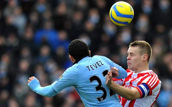 FA Cup - Stoke City vs Manchester City, Carlos Tevez & Ryan Shawcross