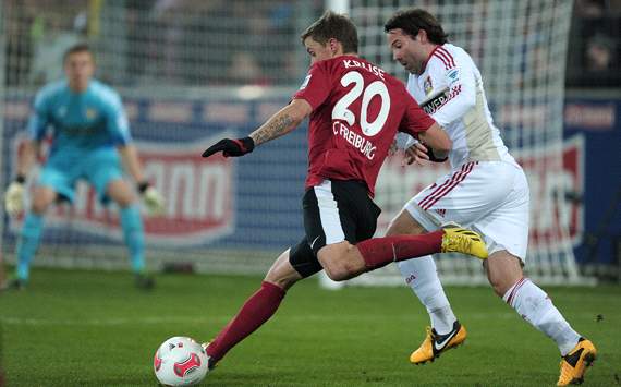 SC Freiburg v Bayer 04 Leverkusen: Max Kruse & Philipp Wollscheid