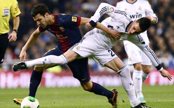 Cesc Fábregas, José Callejón | Real Madrid v Barcelona | Clásico