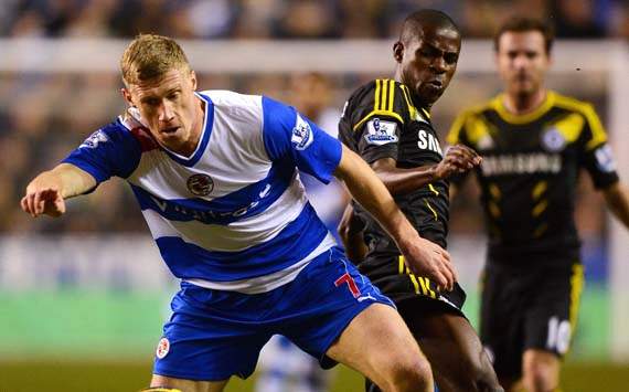 EPL, Reading v Chelsea, Pavel Pogrebnyak, Ramires