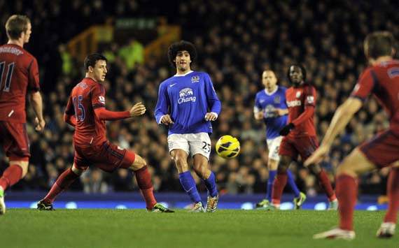 EPL, Everton v West Bromwich Albion, Marouane Fellaini (C)