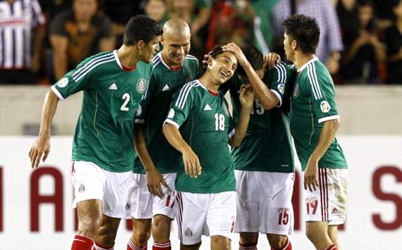 Celebran Francisco Rodríguez, Jorge Enríquez, Andrés Guardado y Oribe Peralta con México