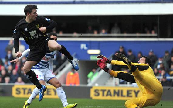 EPL: Wesley Hoolahan, QPR vs Norwich City
