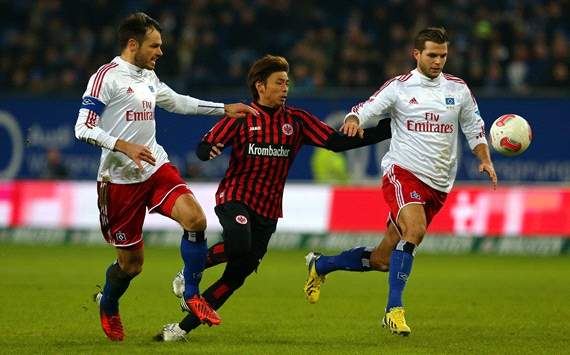 1. Bundesliga: Eintracht Frankfurt against HSV