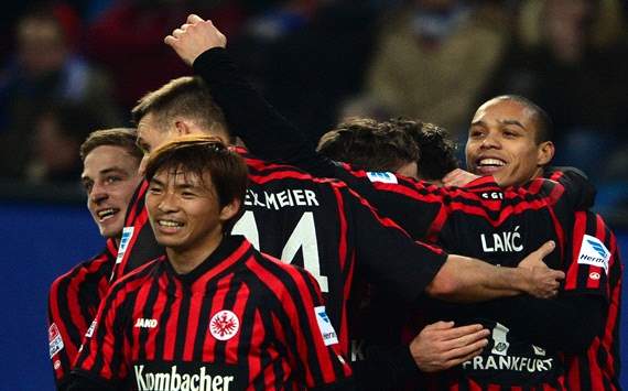 1. Bundesliga: Eintracht Frankfurt against HSV