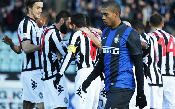 Siena celebrating vs Inter