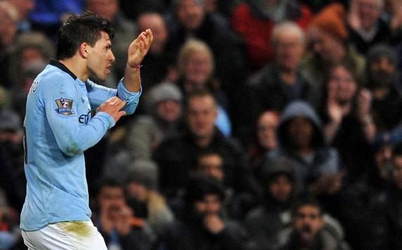 EPL - Manchester City v Liverpool, Sergio Aguero