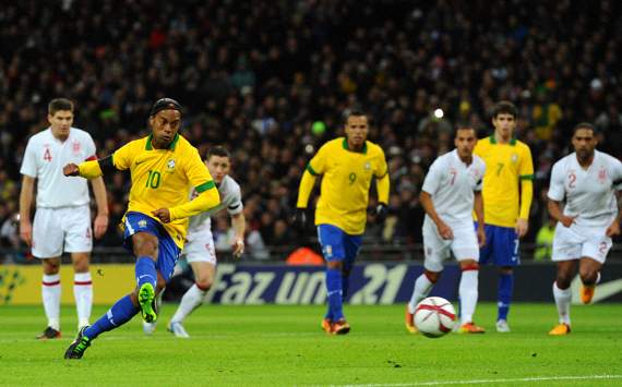 Ronaldinho, England v Brazil - International Friendly