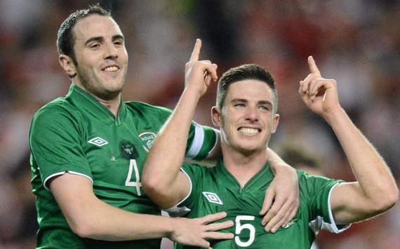 International Friendly, Republic of Ireland v Poland, Ciaran Clark & John O'Shea