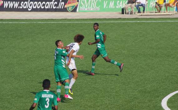 Dinesh Singh, Sho Kamimura, Salgaocar FC vs Shillong Lajong FC, I-League