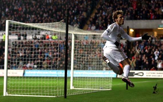 EPL, Swansea City v QPR, Michu