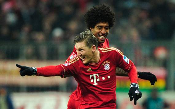 FC Bayern München v FC Schalke 04: Bastian Schweinsteiger & Dante