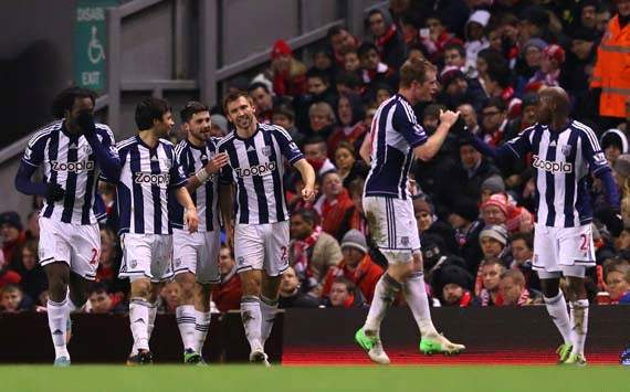 EPL, Liverpool v West Bromwich Albion, Gareth McAuley