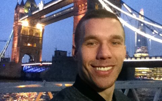 Conociendo Londres con Lukas Podolski