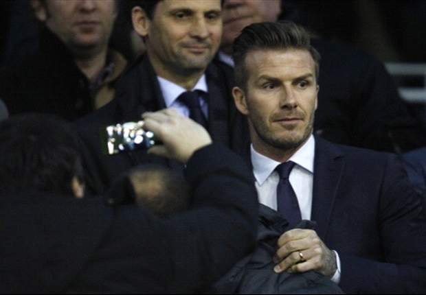 Ligue 1, PSG - Beckham à l'entrainement