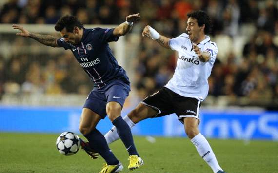 Ezequiel Lavezzi, Dani Parejo - UCL - Valencia CF - PSG