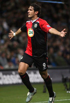 EPL: Roque Santa Cruz , Manchester City - Blackburn Rovers (PA)