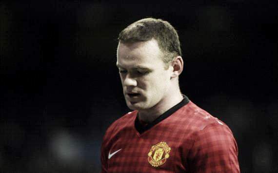 Wayne Rooney durante el Real Madrid - Manchester United