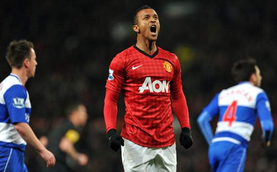 FA Cup, Manchester United v Reading, Nani