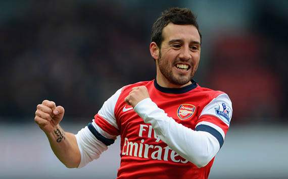 EPL - Arsenal v Aston Villa, Santi Cazorla