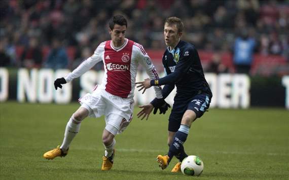 Isaac Cuenca vs Dico Koppers, Ajax - ADO Den Haag
