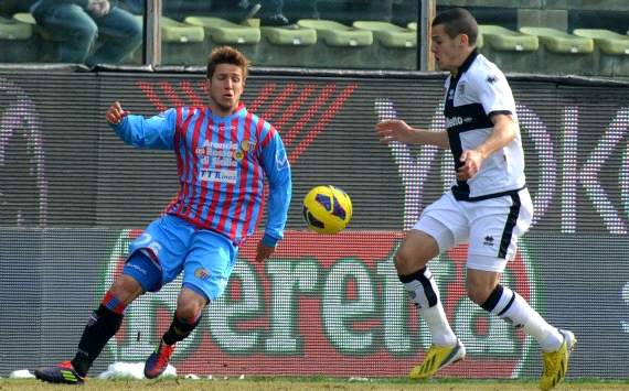 Djamel Mesbah and Keko - Parma-Catania