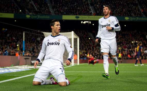 Cristiano Ronaldo, Sergio Ramos - Barcelona v Real Madrid - Clasico
